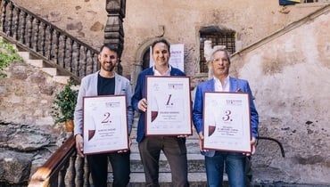 Premiazione dei vincitori - Giornate del Pinot Nero Alto Adige